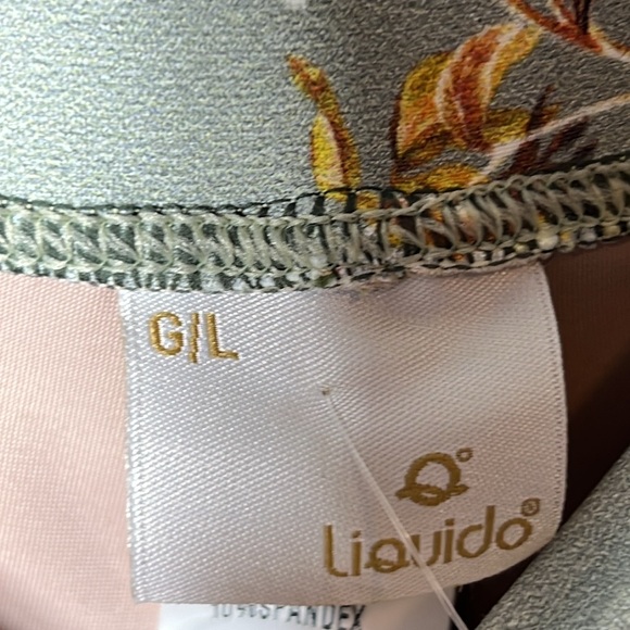 Liquido yoga floral pants sz L - Picture 5 of 11